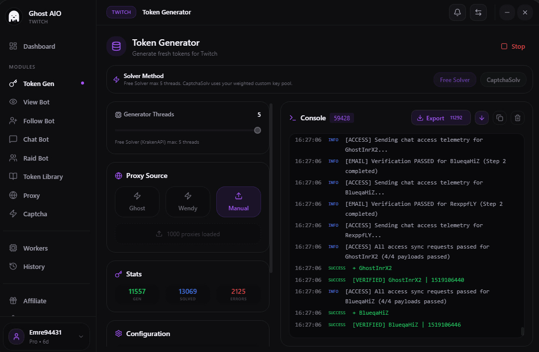 Ghost AIO Tool screenshot 1